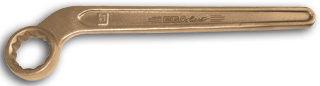 Non_Sparking_ATEX_/_IECEX - Non_sparking_Special_Wrenches - CURVED_SINGLE_END_RING_WRENCH - BERYLLIUM_COPPER